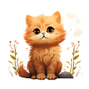 Chaton dans l’herbe