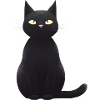 cute black cat