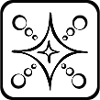 8 Kin Maya Star BLK