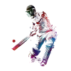 Cricket-Sportkunst #cricket