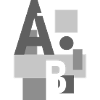 Abstract design with letters