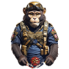 singe militaire
