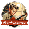 Junge spielt Weihnachtslied