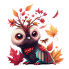 Autumn Guardian Owl