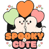 Spooky October Cute Halloween Ghost