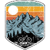 Sunset Mountainbike-Patch