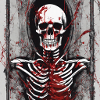 Skeleton covert in Blood one
