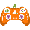 Halloween Pumpkin Gaming Controller