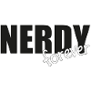 NERDY forever - Logo Black/White
