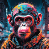Cyberpunk Monkey
