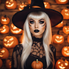 georgeous girl halloween 1