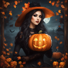Fille Georgeeuse Halloween