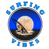 Surfing Vibes - Moon - Windsurfer