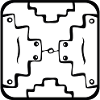 18 Kin Maya Miroir BLK