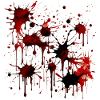 Blutspritzer Halloween Blut Blutfelcken