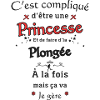 princesse Et Plongée