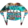 Groovy Vampirelips Leopard turquoise