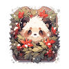 Panda Christmas Pandas Christmas Panda