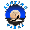 Surfing Vibes - Moon - Kitesurfer