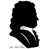 Johann Sebastian Bach Silhouette + Signature