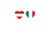 Austria Italy Heartbeat Flag Austrian