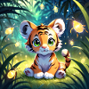Mignon bébé tigre