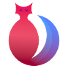 Cat design made of circles