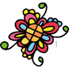 Mexican Design Flower Print