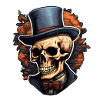 Skull Gentleman Halloween