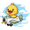 Cute Duck Aviator Design