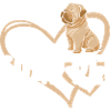 Shar Pei Heart