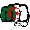Algeria Flag Hand Fist