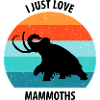 Morsom mammut steinalder istid design forhistorisk tid