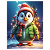 Christmas Penguin Blank Template 1.3