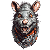 Spooky Halloween Rat Rat Lover