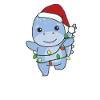 Dino Christmas Winter Animals Dinos