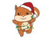 Squirrel, Christmas, Winter, Animals, Squirrel
