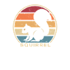 Retro Squirrel Fuchshörnchen Grauhörnchen