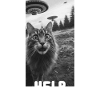 Sjov kat selfie meme fremmede UFO