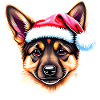 German Shepherd Christmas Dog Owner