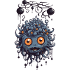 Slimy Darkness Monster Cute Creature