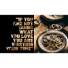 Mechanical Watch & Motivational Quote