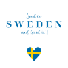 LIVED IN SWEDEN FLAG