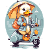 Duck with Roller