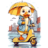 Duck with Roller