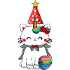 Weihnachten Einhorn Katze