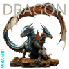 Dragon MBAMBI coloré