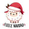 Fleece Navidad Schaf