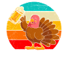 Dankbar und Satt Biertrinker Truthahn