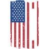 Shar Pei Us Flag